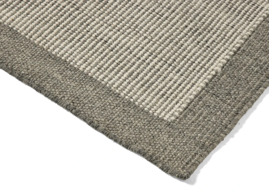 Varenna - Ullmatta, flatvävd 170x240 cm - Grå