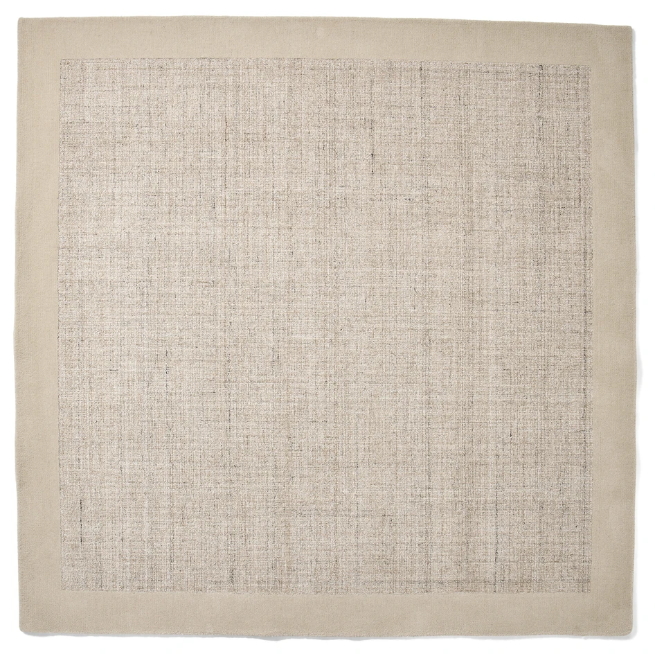 Ella - Handtuftad, 240x240 cm - Vit