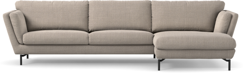 Madison Lux - 3-sits soffa med schäslong höger - Beige