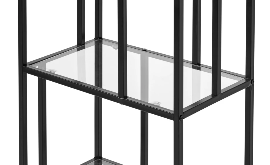 Prix - Hylla, 50x30x180 cm - Svart