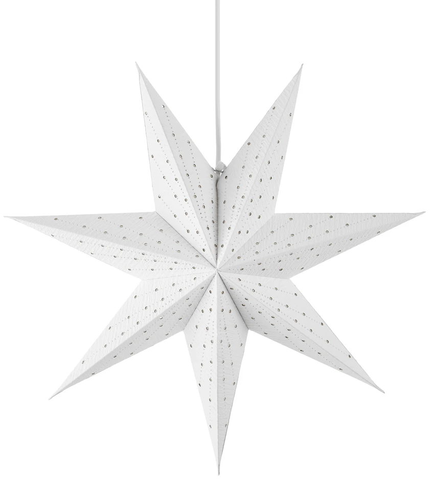 Julia - Julstjärna, Ø 45 cm - Vit