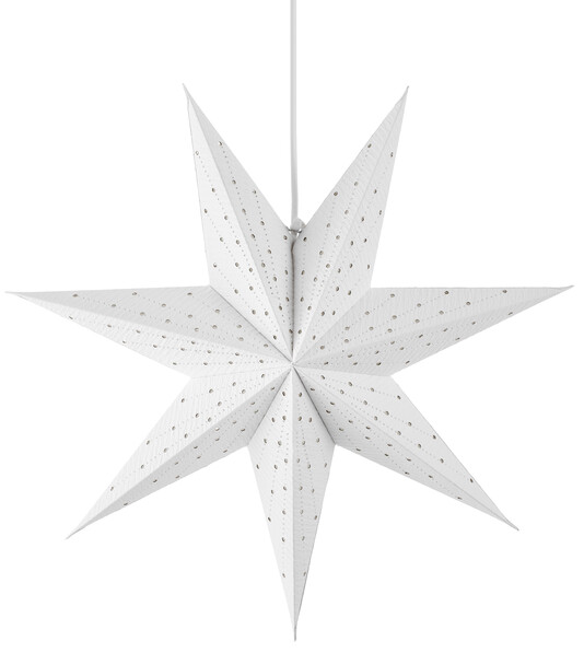Julia - Julstjärna, Ø 45 cm - Vit