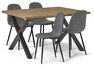 Veneto - Matgrupp med 4 stolar Tracy - Beige