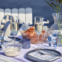 Tavira - Champagneglas, H 23 Ø 7 cm, 21 cl, 4-pack - inspiration