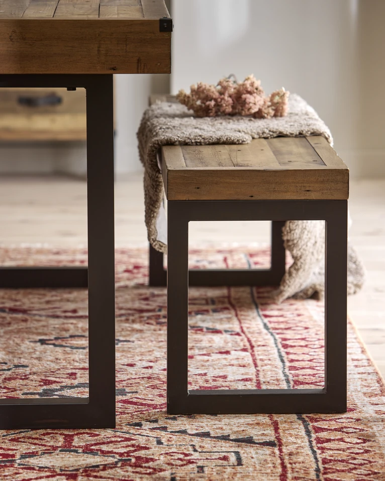 Woodenforge, Bänk till matbord,155x35x48 cm