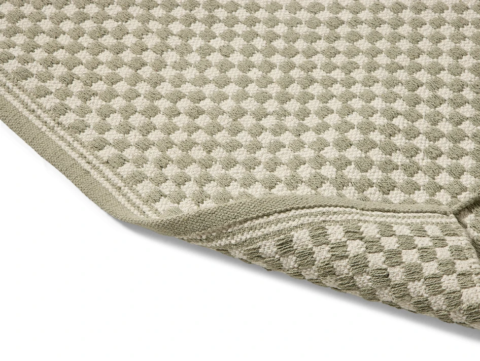 Rutan - Bomullsmatta 80x250 cm - Grön