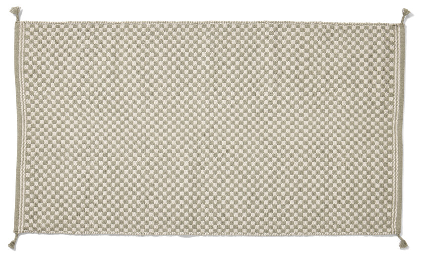Rutan - Bomullsmatta 80x150 cm - Grön
