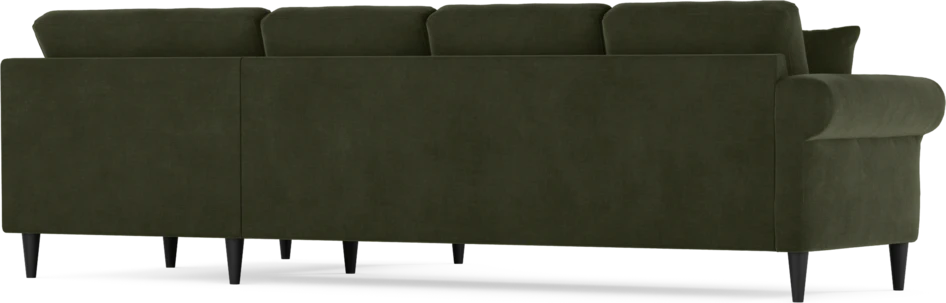 Eden - Hörnsoffa, 3+1-sits - Grön