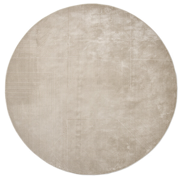 Cubic - Wiltonmatta, Ø240 cm - Beige
