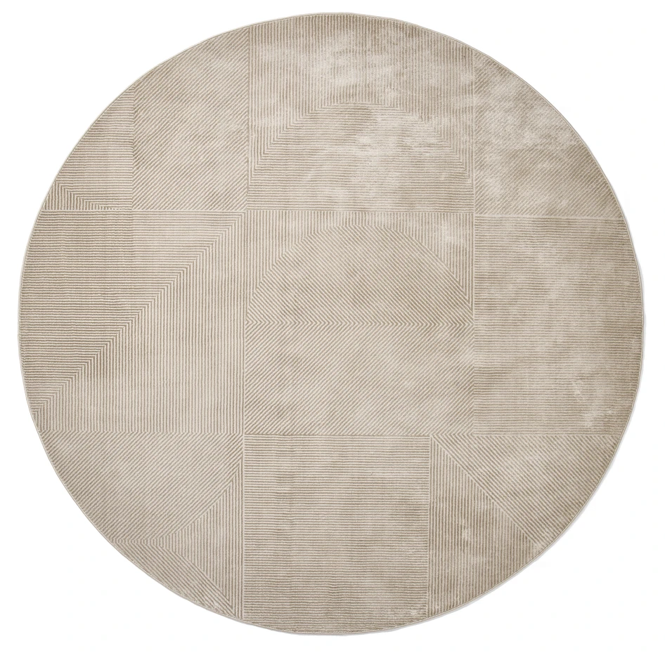 Cubic - Wiltonmatta, Ø240 cm - Beige