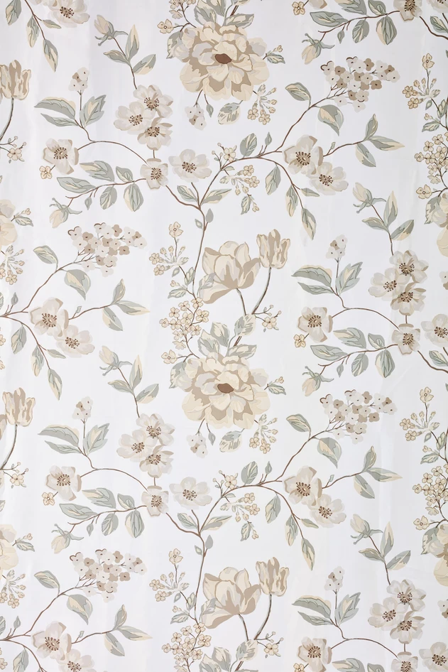 Rosalind - Duschdraperi, blommig - Flerfärgad