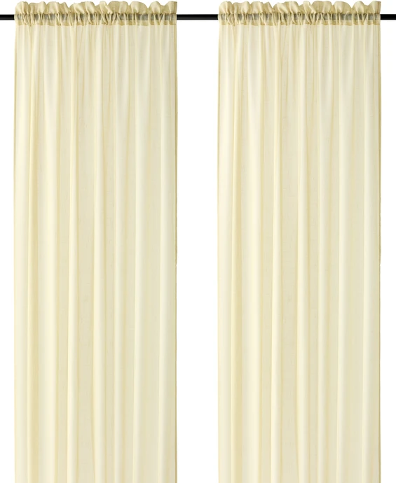 Cecilia, Gardin, 2-pack,135x250 cm