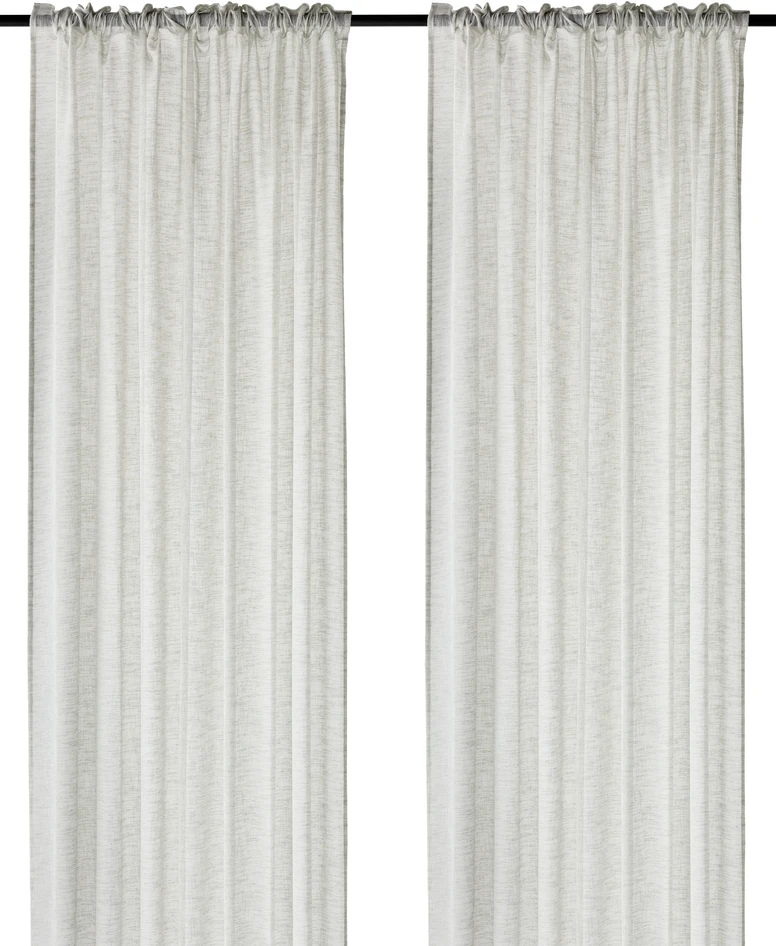 Sunnan - Gardin, 2-pack, 140x250 cm - Grön