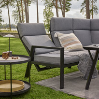 Cosmopol - Utegrupp, soffa med reclinerfunktion och bord - inspiration