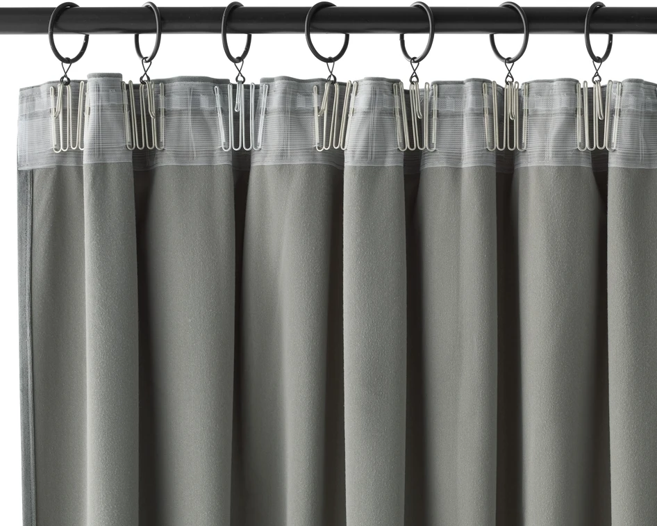 Velvet - Gardin, 140x250 cm, 2-pack - Grön