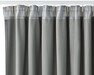 Velvet - Gardin, 140x250 cm, 2-pack - Grön