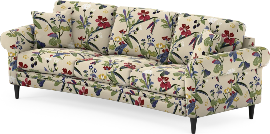 Eden - 3-sits soffa svängd - Flerfärgad