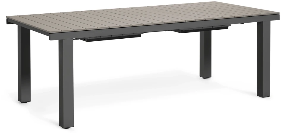 Modena - Utebord, L 220-319 cm - Svart