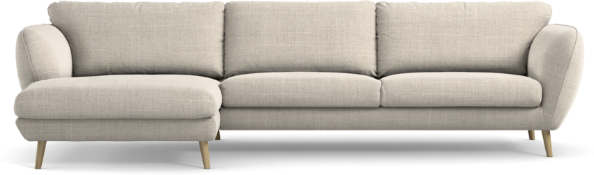 Madison Lux - 3-sits soffa med schäslong vänster - Beige