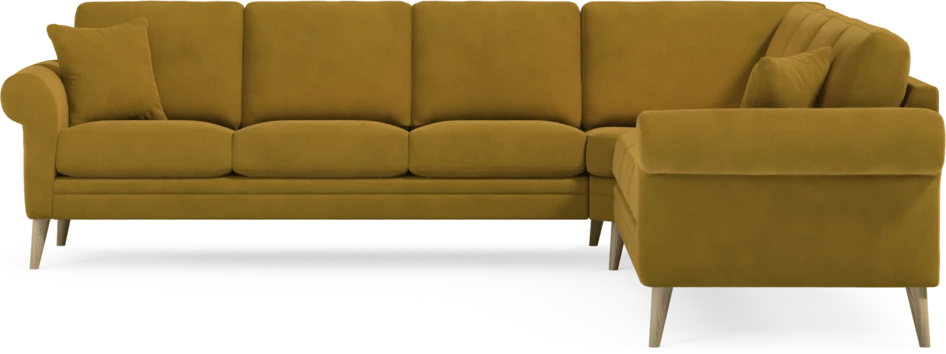 Eden - Hörnsoffa, 3+3-sits - Gul