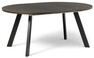 Nomad - Matbord, Ø 120-170, H 75 cm - Brun