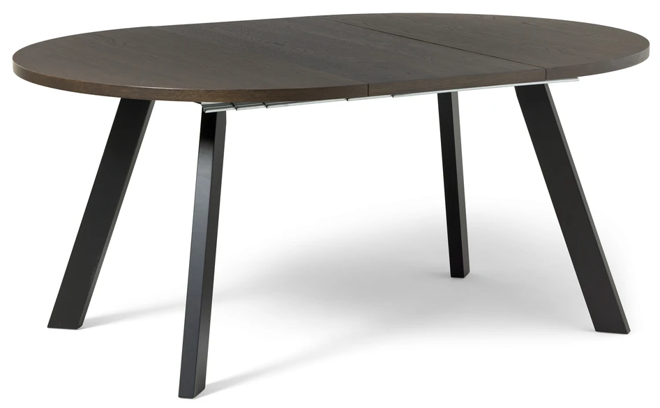 Nomad - Matbord, Ø 120-170, H 75 cm - Brun