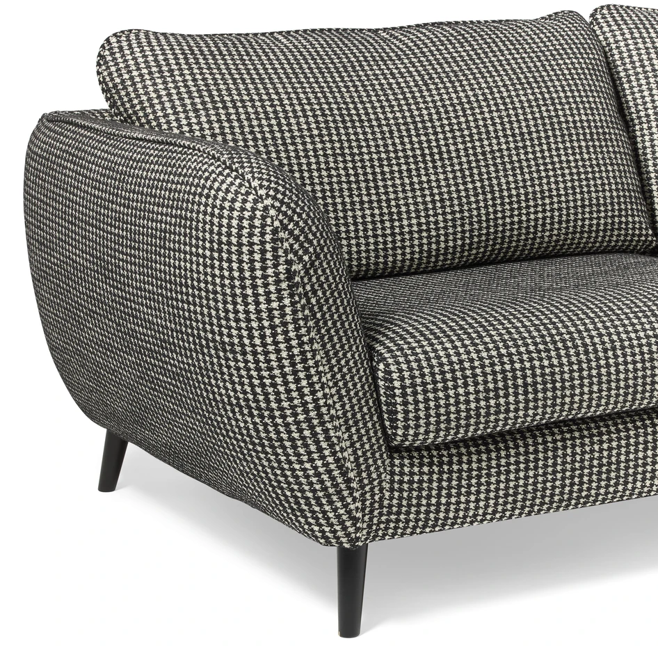 Madison - 3-sits soffa - Svart