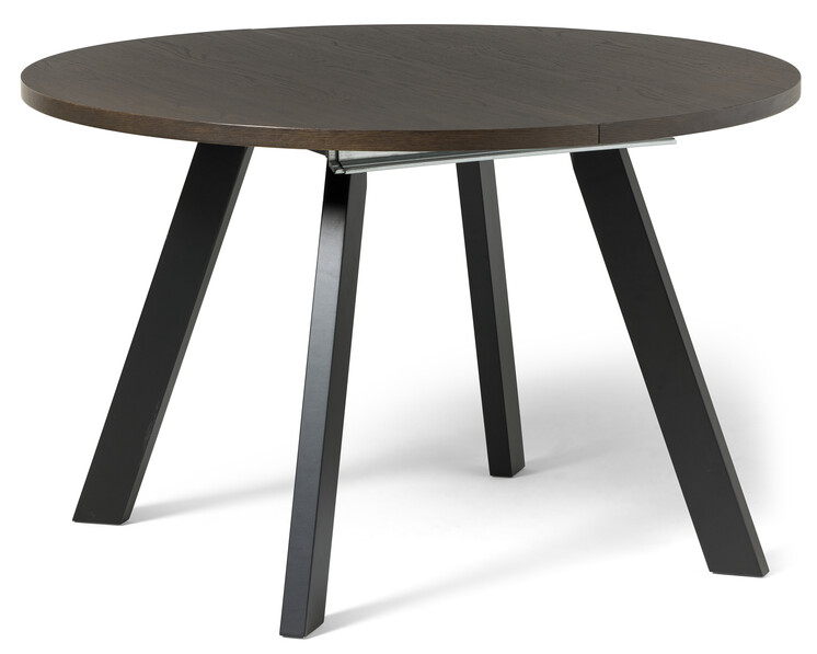 Nomad - Matbord, Ø 120-170, H 75 cm - Brun