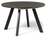 Nomad - Matbord, Ø 120-170, H 75 cm - Brun