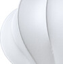 Aria - Taklampskärm,  H38 Ø43 cm - Vit