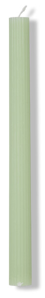 Räffla - Kronljus, H 25 Ø 2,15 cm, 3-pack - Grön
