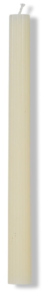 Räffla - Kronljus, H 25 Ø 2,15 cm, 3-pack - Vit