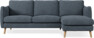 Madison Lux - 2-sits soffa med schäslong höger - Vit