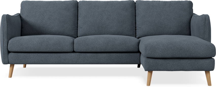 Madison Lux - 2-sits soffa med schäslong höger - Vit