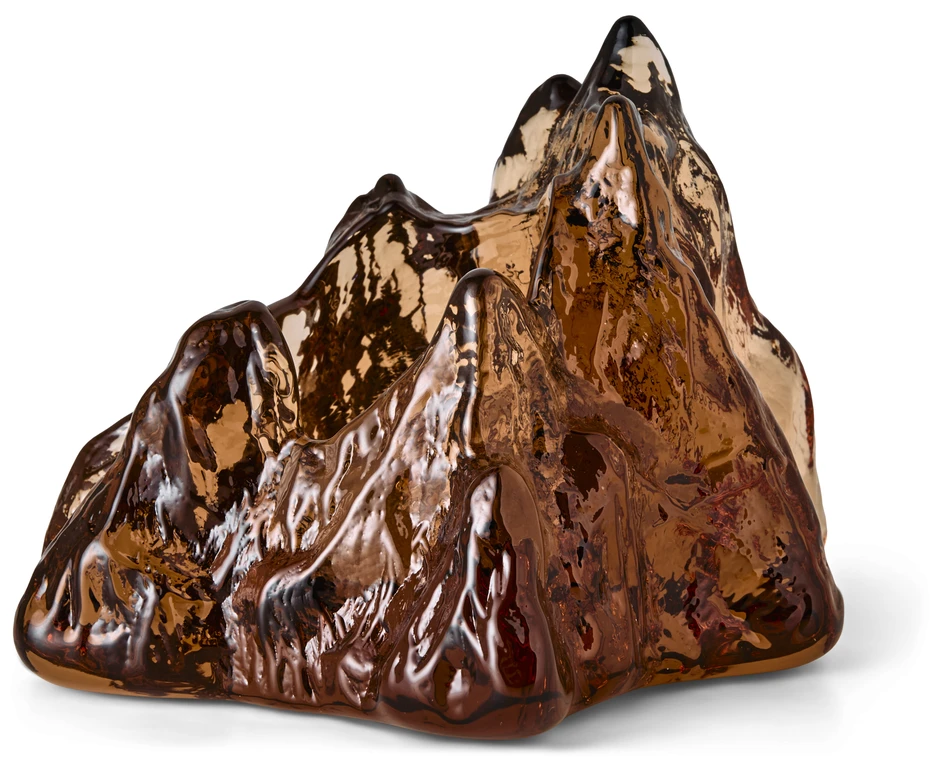 The Rock - Ljuslykta, H 9 cm - Orange