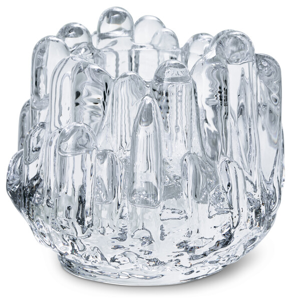 Polar - Ljuslykta, H 8 cm - Vit