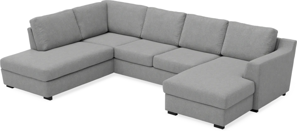 Friday - 3-sits soffa med divan vänster och schäslong höger - Grå