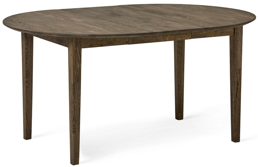 Ekerö - Matbord, Ø 115-157 cm - Brun