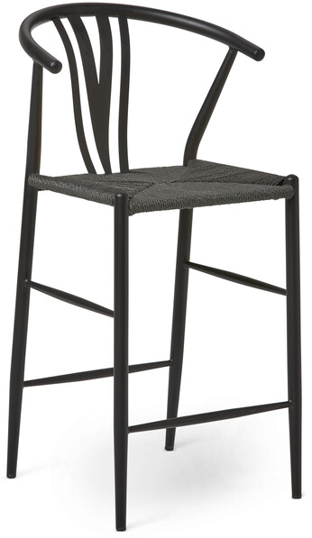 Yngve - Barstol, Sh 63 cm - Svart