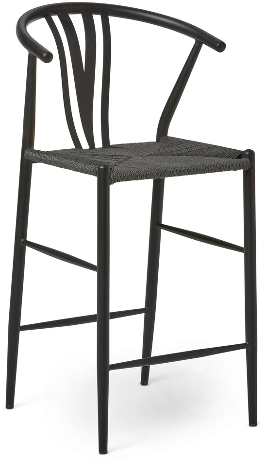 Yngve - Barstol, Sh 63 cm - Svart