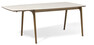 Nashua - Matbord, 140x95x75 cm - Vit