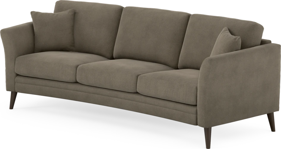 Eden - 3-sits soffa svängd - Beige