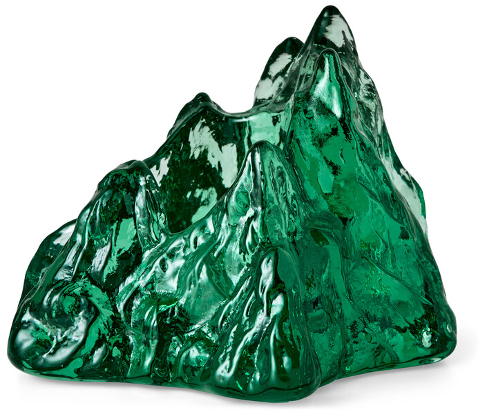 The Rock - Ljuslykta, H 9 cm - Grön