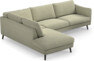 Madison - 3-sits soffa med divan vänster - Grön