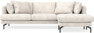 Harper - 4-sits med schäslong höger  - Beige
