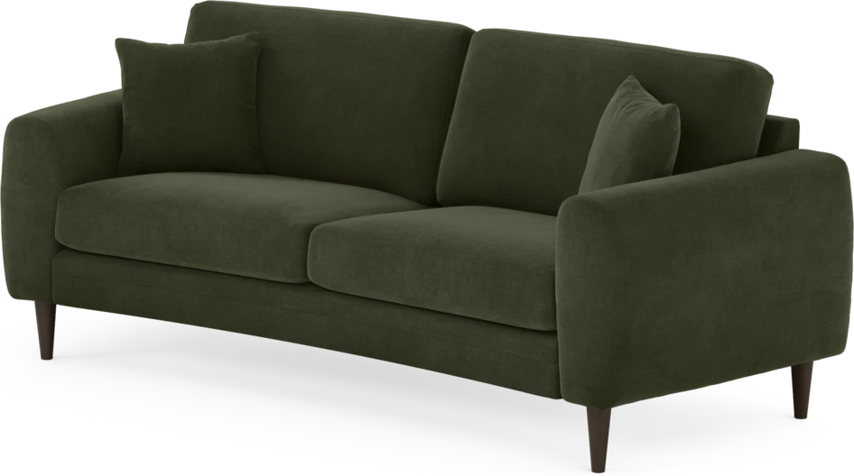 Eden - 2,5-sits soffa svängd - Grön