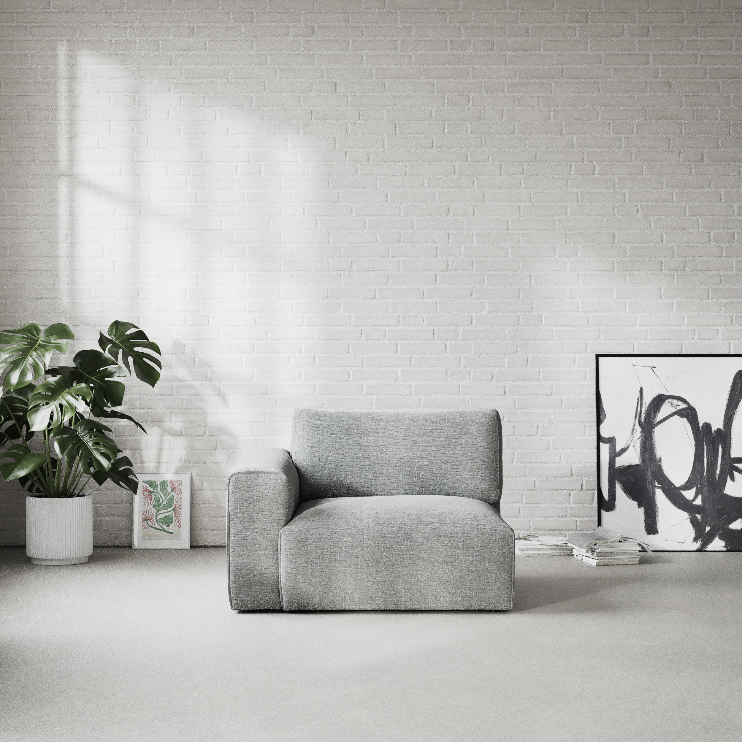 Free - 1,5-sits med armstöd vänster - inspiration