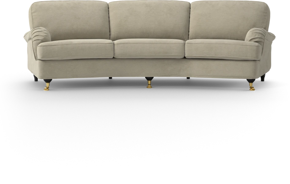 Oxford - 3-sits soffa svängd - Beige