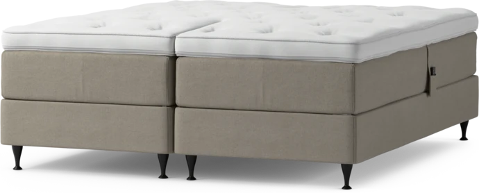 Delux Dream, Ställbar säng, dubbelsäng med bäddmadrass och sängben