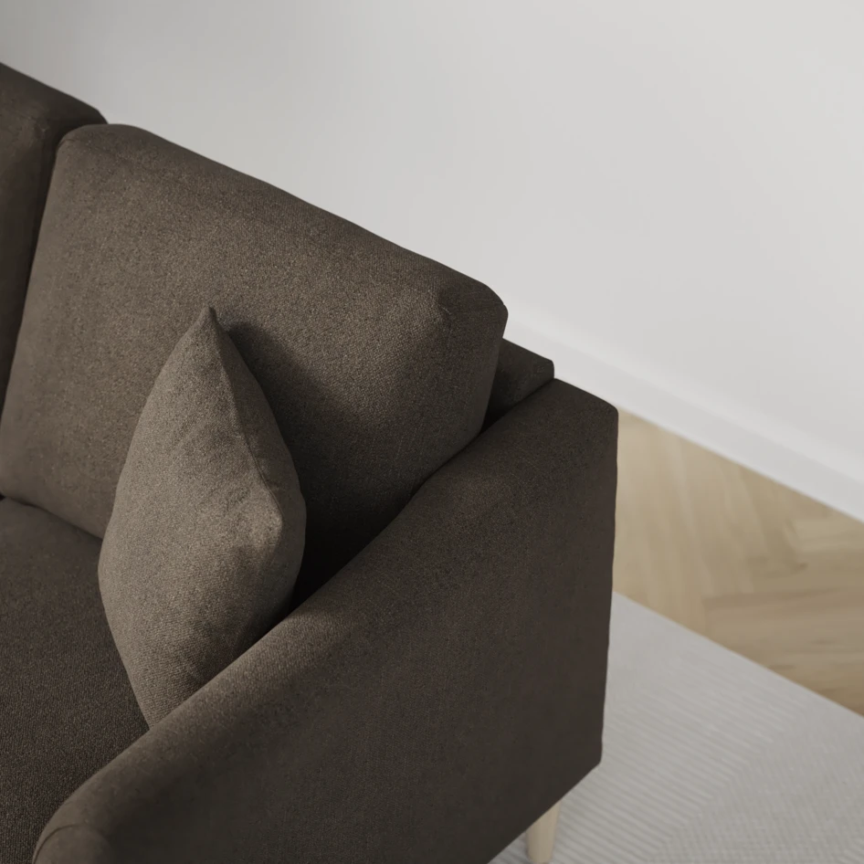 Eden - 2-sits soffa - Brun